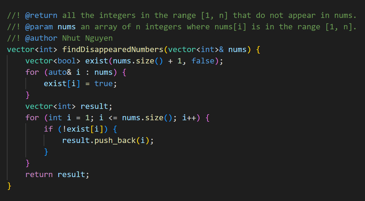 448. Find All Numbers Disappeared in an Array