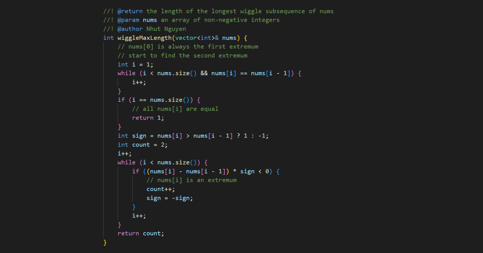 376. Wiggle Subsequence