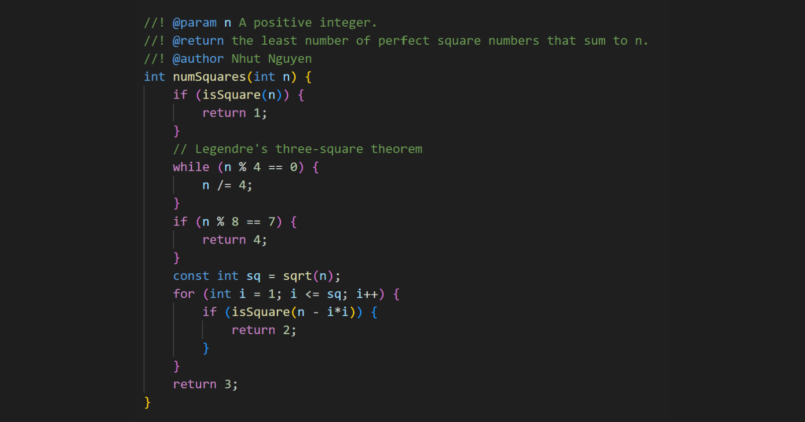 279. Perfect Squares